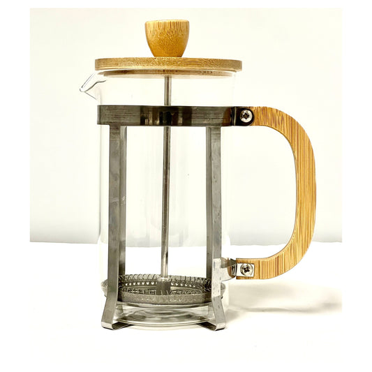 Eco-Friendly French Coffee Press – Bamboo & Borosilicate Glass