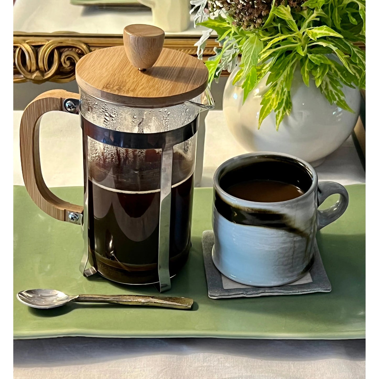 Eco-Friendly French Coffee Press – Bamboo & Borosilicate Glass