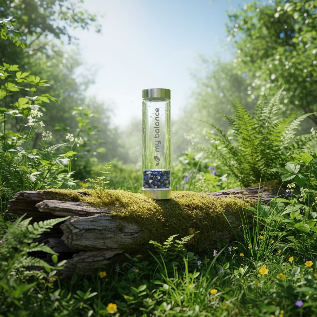 My Balance Lapis Lazuli Crystal Water Bottle