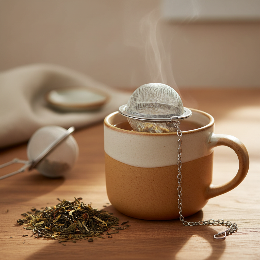 Stainless Steel Tea Ball Mesh Infuser – Buy One Get One Free