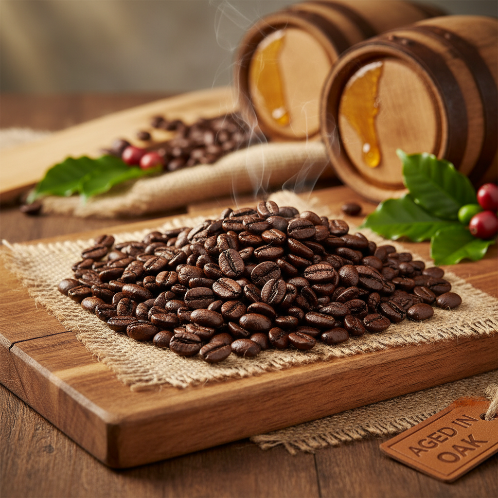 Whiskey Barrel Aged Coffee