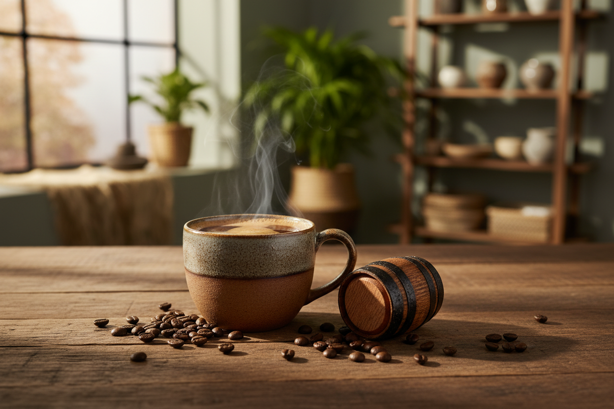 Whiskey Barrel Aged Coffee